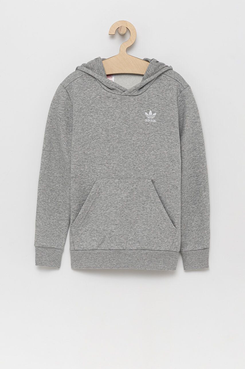 adidas Originals Dětská mikina H32353 šedá barva s aplikací - Pepit.cz