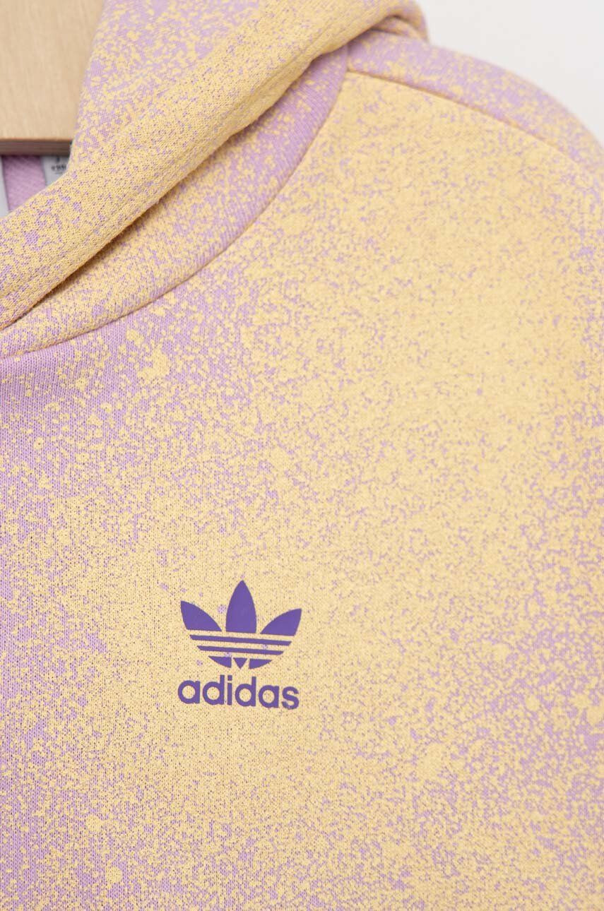 adidas Originals Dětská mikina zelená barva hladká - Pepit.cz