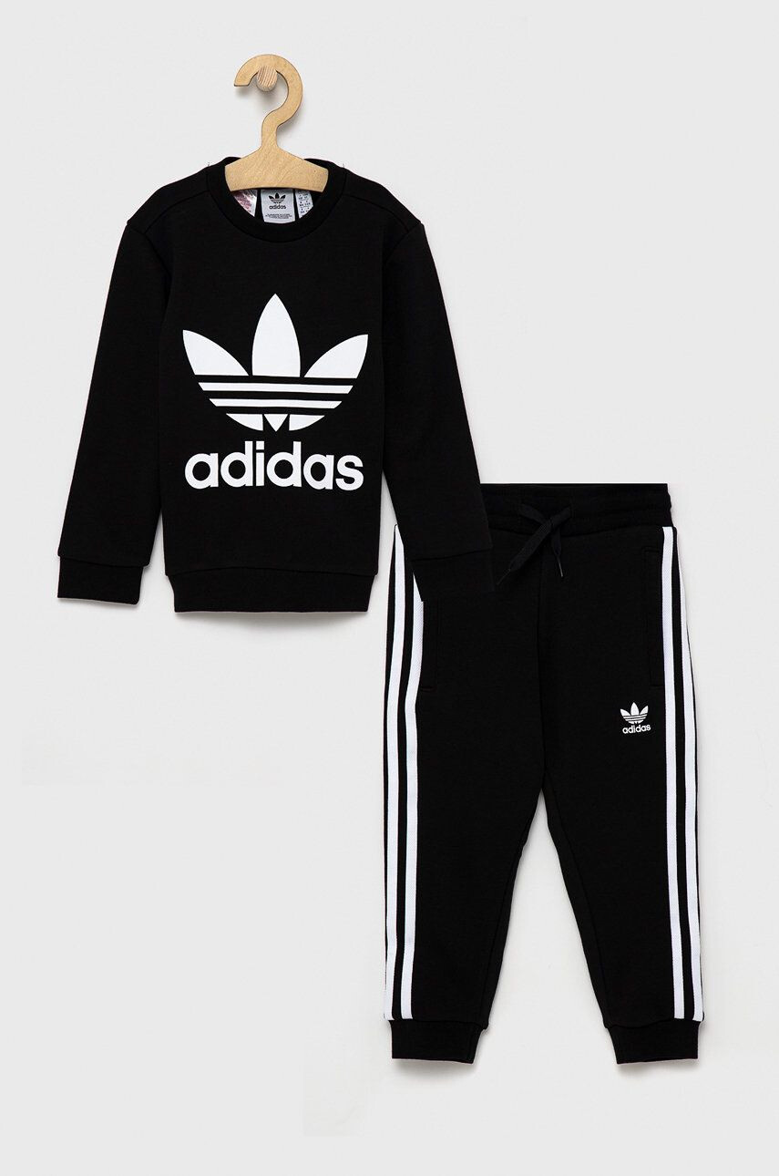 adidas Originals Dětská souprava H25250 černá barva - Pepit.cz