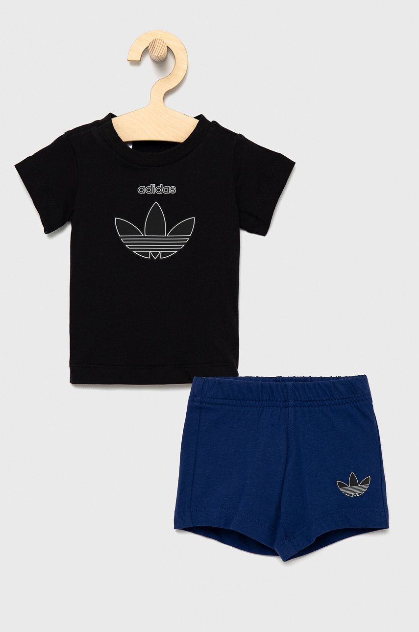 adidas Originals Dětská souprava černá barva - Pepit.cz