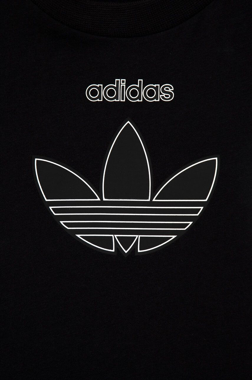 adidas Originals Dětská souprava černá barva - Pepit.cz