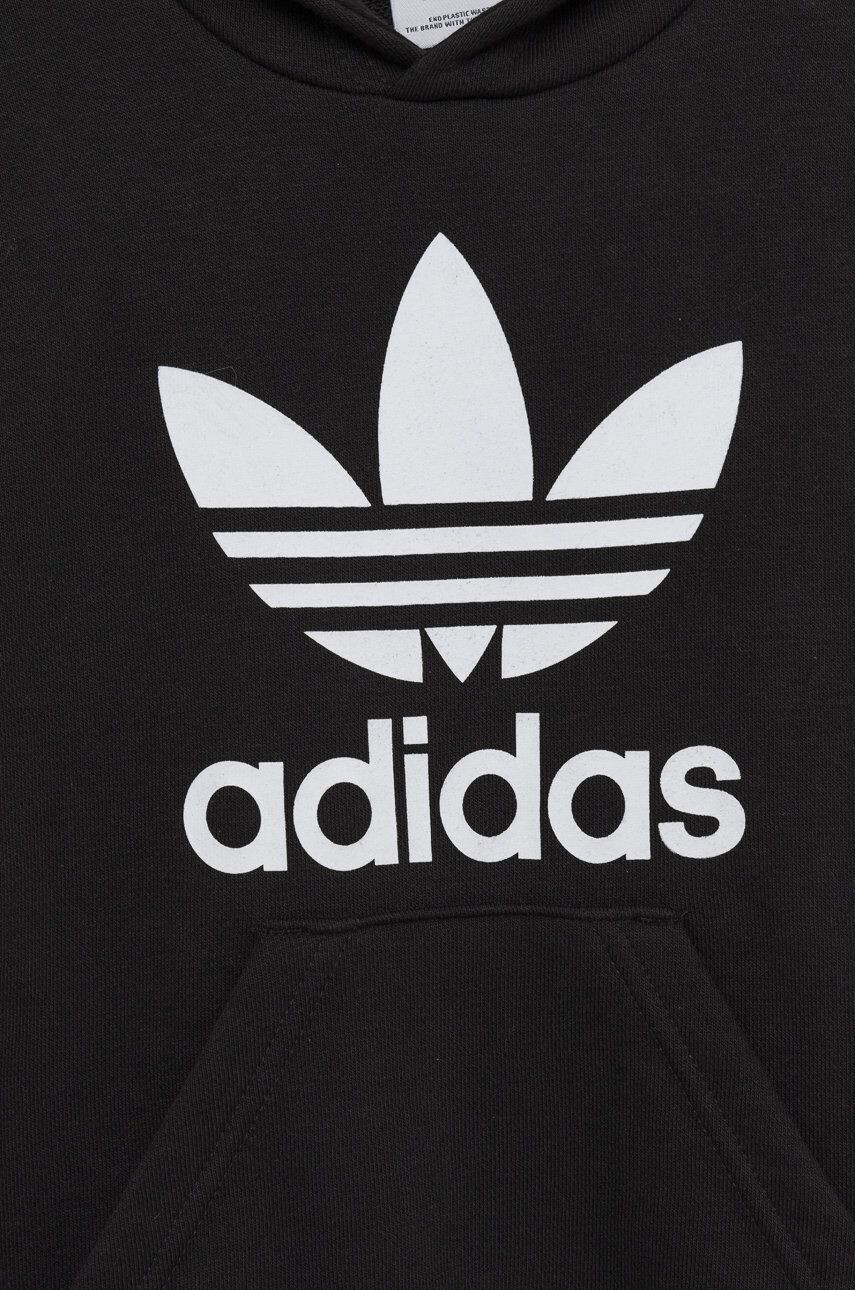 adidas Originals Dětská tepláková souprava H25253 černá barva - Pepit.cz