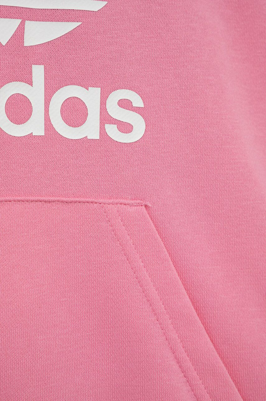 adidas Originals Dětská tepláková souprava fialová barva s potiskem - Pepit.cz