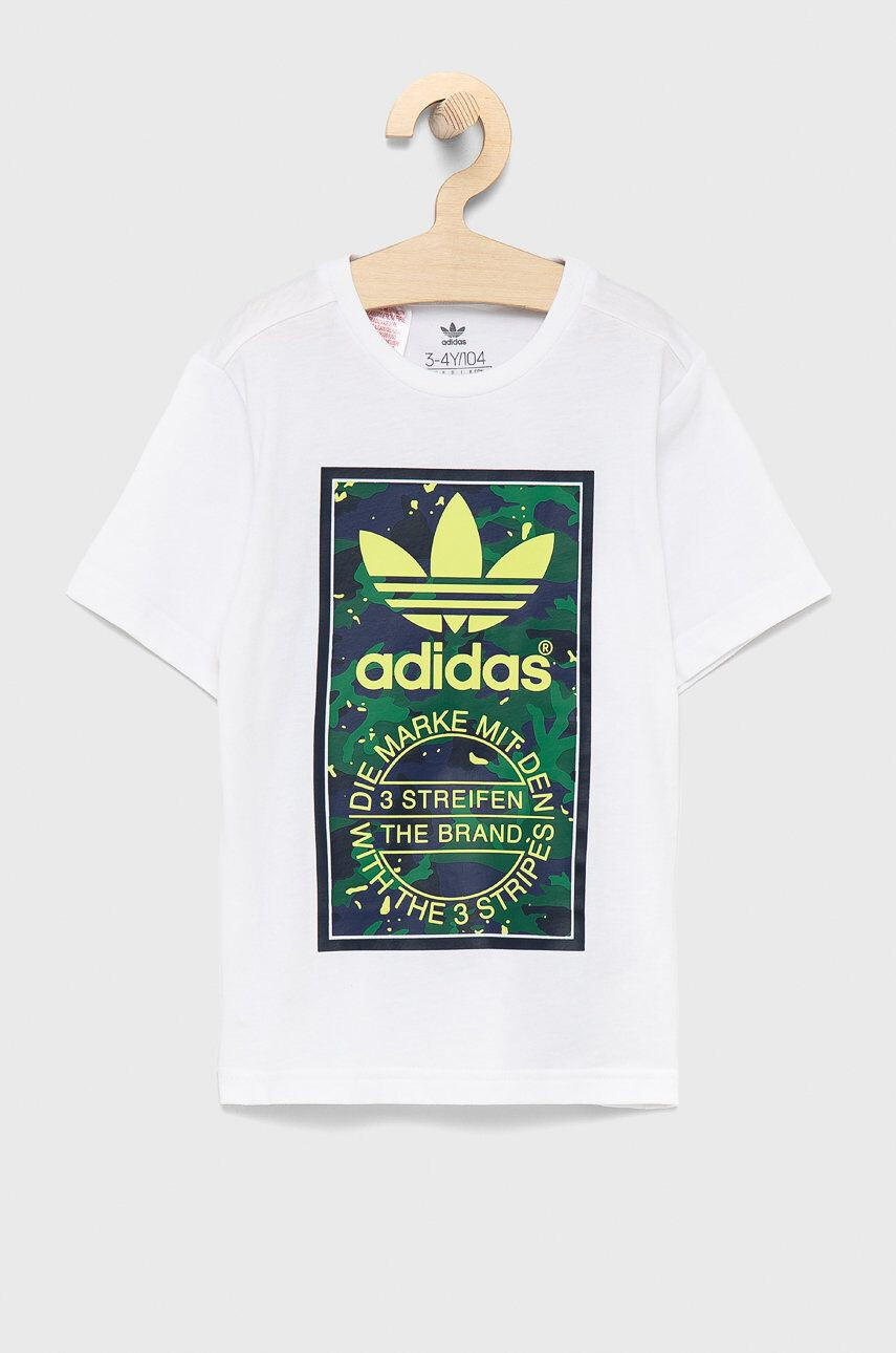 adidas Originals Dětské bavlněné tričko HF2132 - Pepit.cz