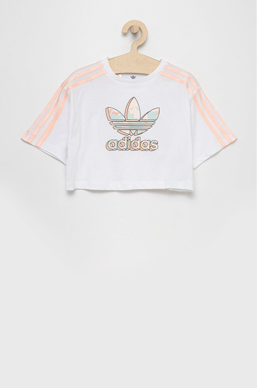 adidas Originals Dětské bavlněné tričko HC9601 s potiskem - Pepit.cz