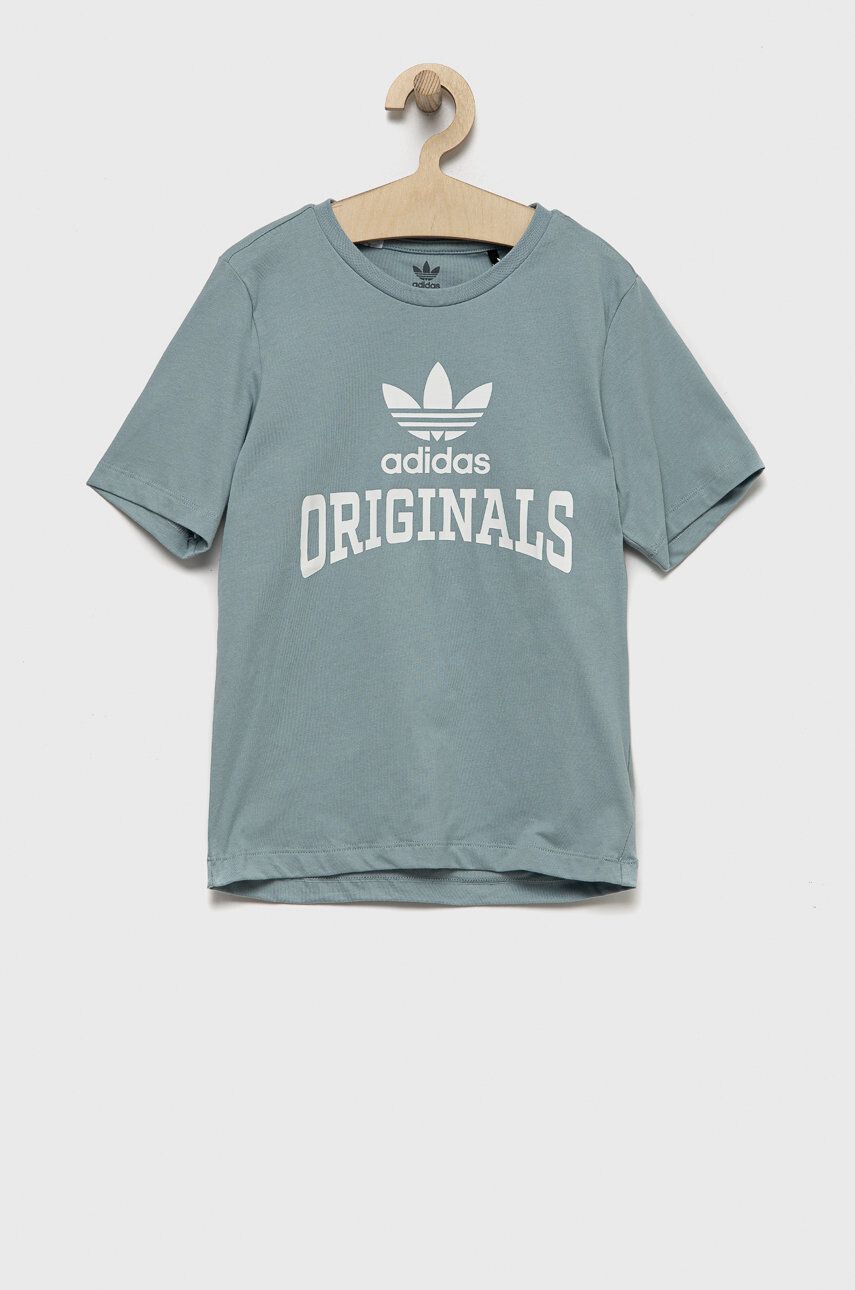 adidas Originals Dětské bavlněné tričko s potiskem - Pepit.cz