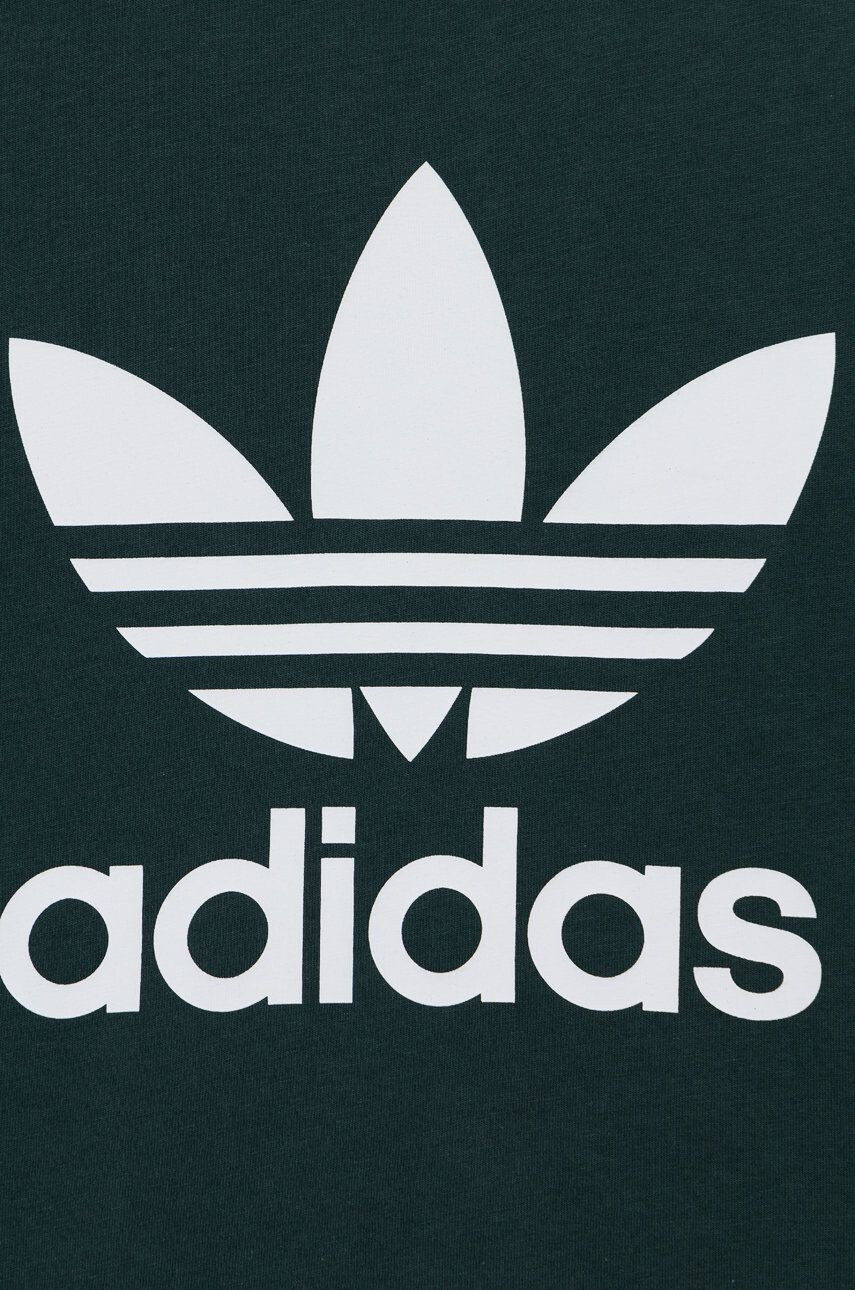 adidas Originals Dětské bavlněné tričko bílá barva s potiskem - Pepit.cz