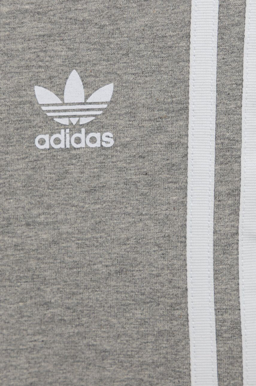 adidas Originals Dětské legíny HI2277 šedá barva hladké - Pepit.cz