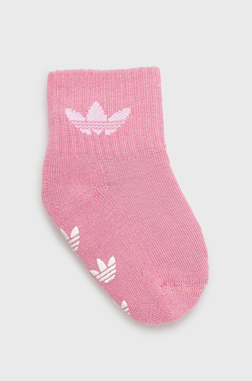 adidas Originals Dětské ponožky 2-pack růžová barva - Pepit.cz