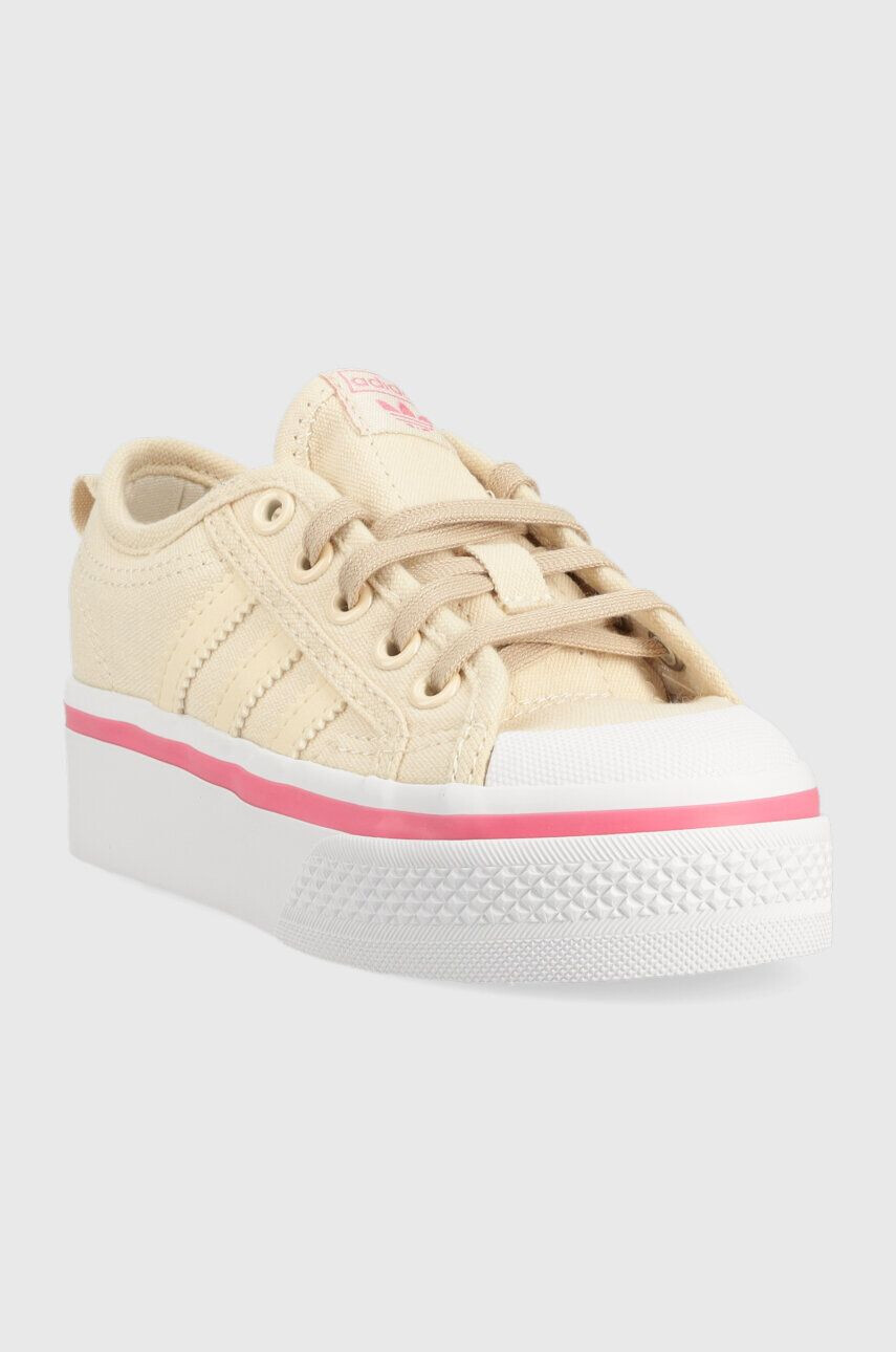 adidas Originals Dětské tenisky NIZZA PLATFORM C černá barva - Pepit.cz