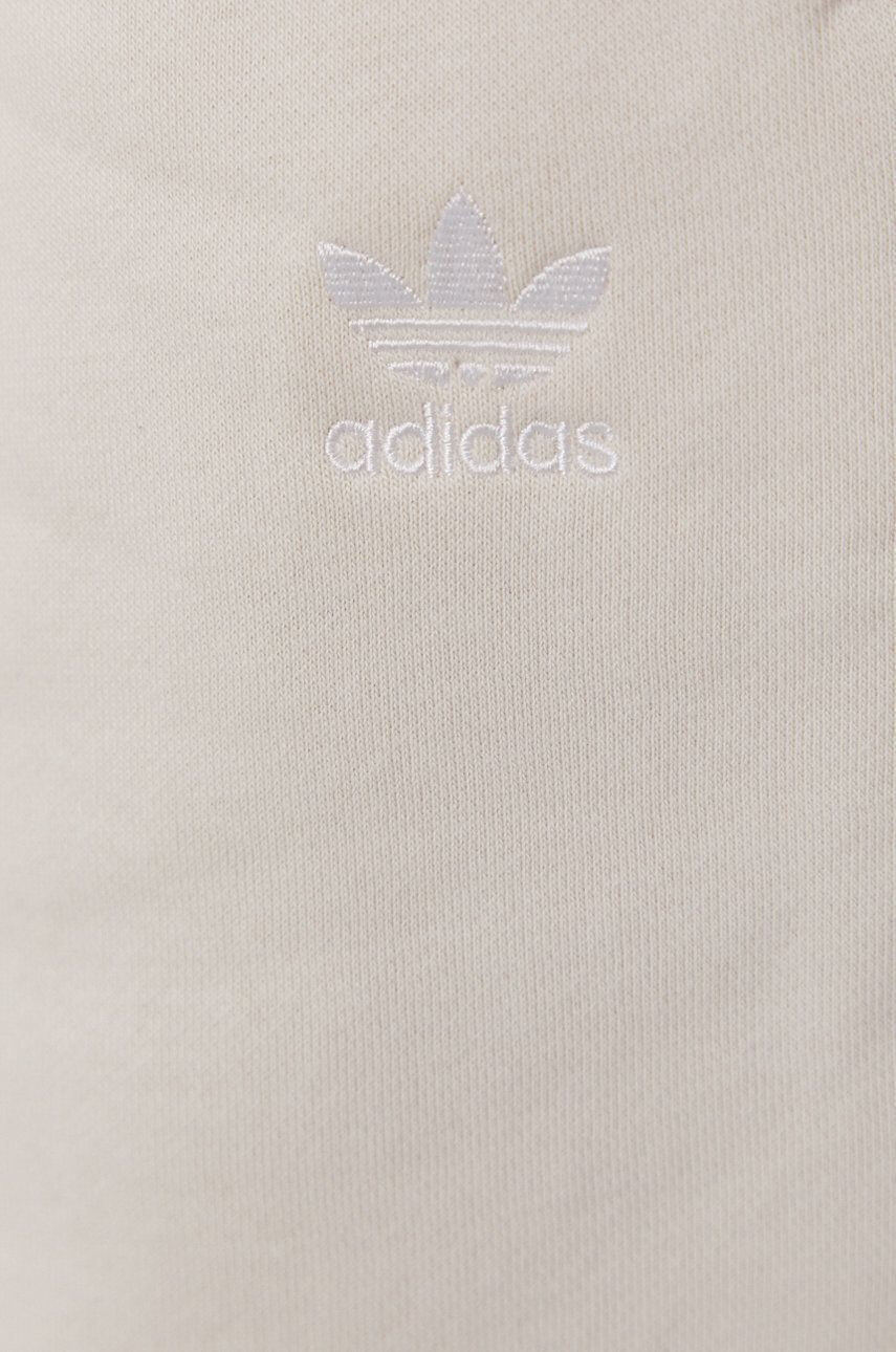 adidas Originals Kalhoty H14175 dámské béžová barva hladké H14175-WONWHI - Pepit.cz