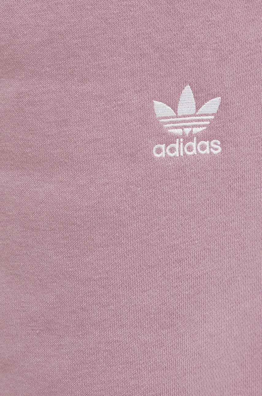 adidas Originals Kalhoty HF7515 dámské růžová barva hladké - Pepit.cz