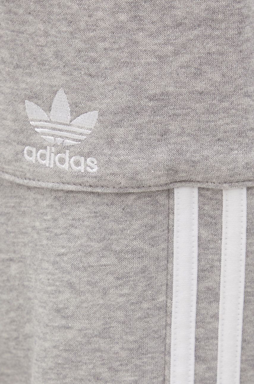 adidas Originals Kalhoty Adicolor pánské šedá barva hladké HG4827-MGREYH - Pepit.cz