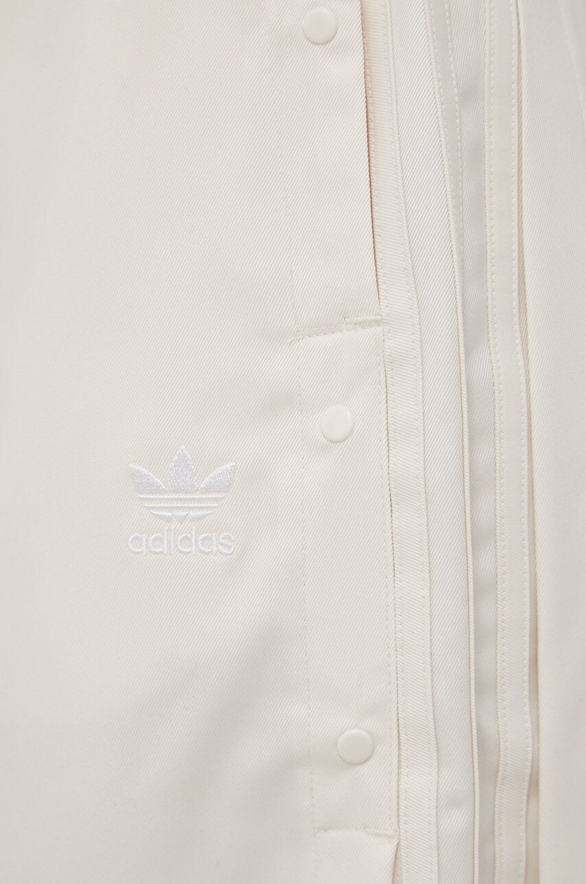 adidas Originals Kalhoty Always Original HF2009 dámské béžová barva široké high waist - Pepit.cz