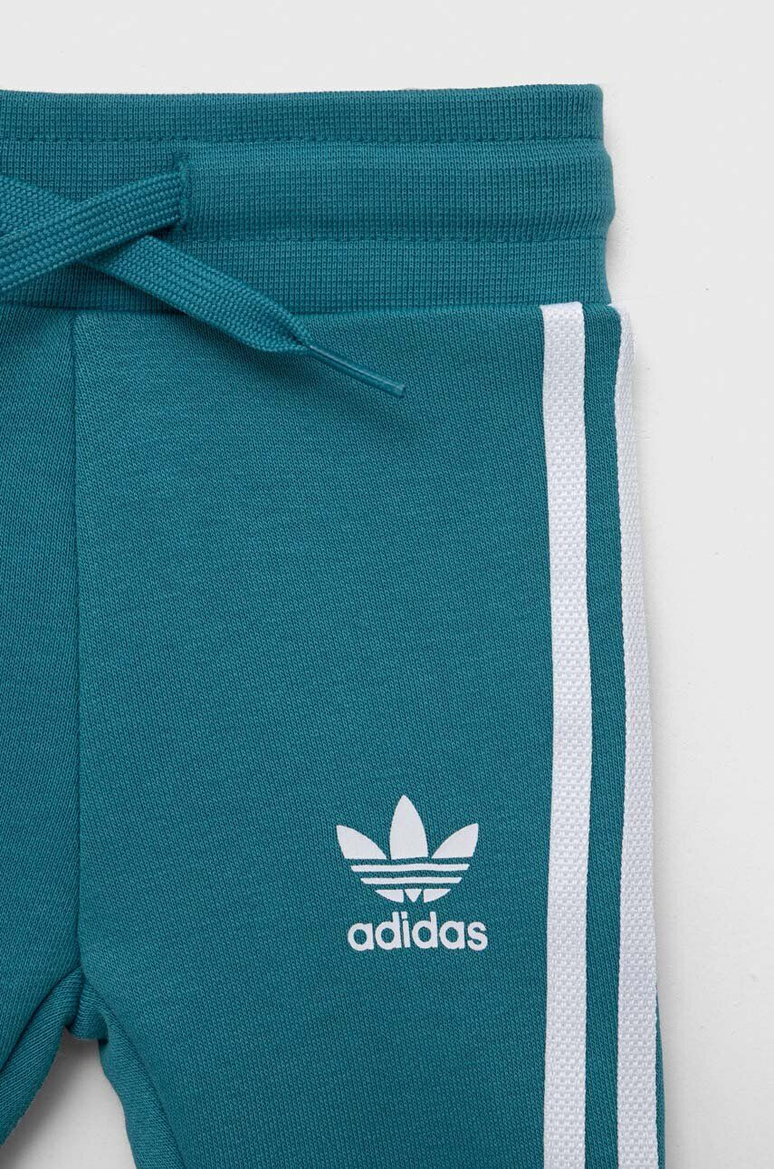 adidas Originals Kojenecká tepláková souprava tyrkysová barva - Pepit.cz