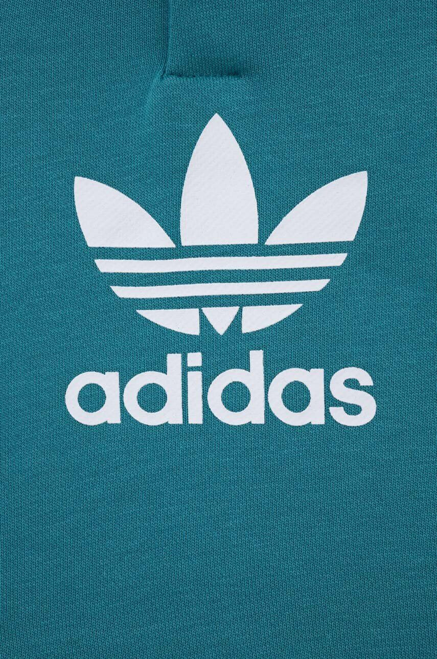 adidas Originals Kojenecká tepláková souprava tyrkysová barva - Pepit.cz