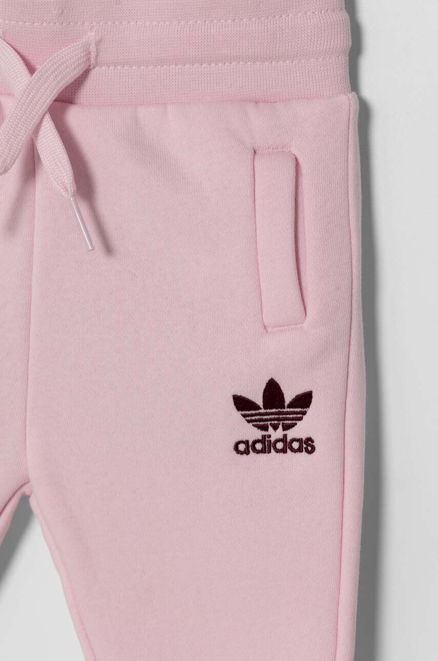 adidas Originals Kojenecká tepláková souprava růžová barva - Pepit.cz