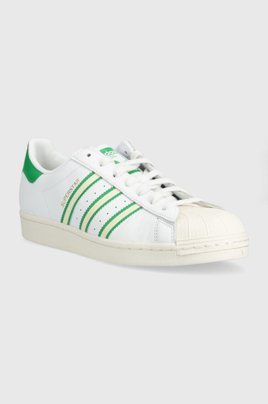 adidas Originals Kožené sneakers boty Superstar bílá barva - Pepit.cz