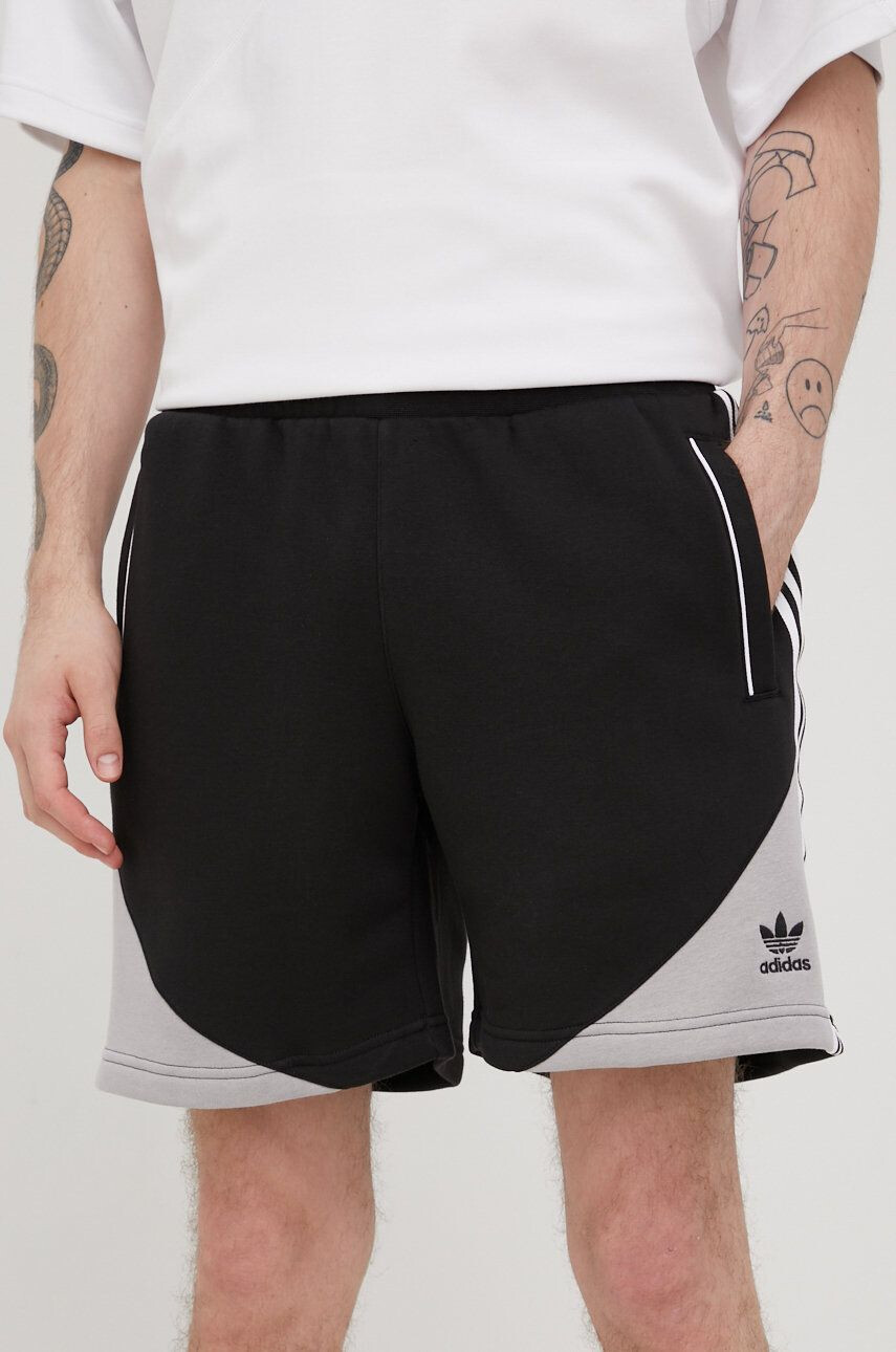 adidas Originals Kraťasy dámské černá barva high waist - Pepit.cz