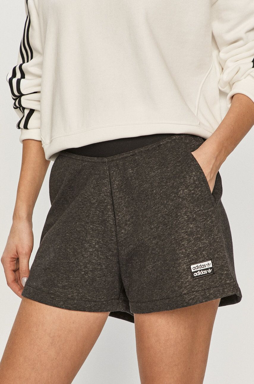 adidas Originals Kraťasy GN4330 dámské šedá barva - Pepit.cz