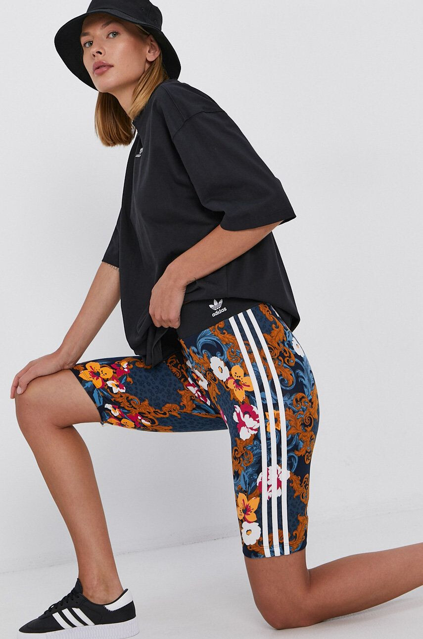 adidas Originals Kraťasy dámské s potiskem high waist - Pepit.cz