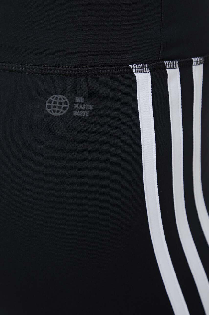 adidas Originals Kraťasy Adicolor Classics High-Waisted Short Tights dámské černá barva s aplikací high waist IB7414-BLACK - Pepit.cz