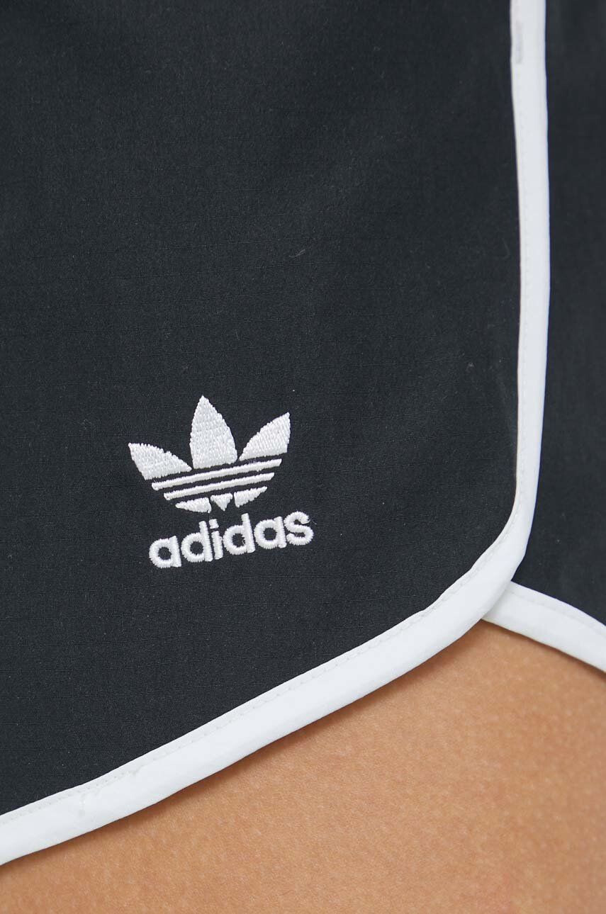 adidas Originals Kraťasy Always Original dámské černá barva s aplikací high waist - Pepit.cz