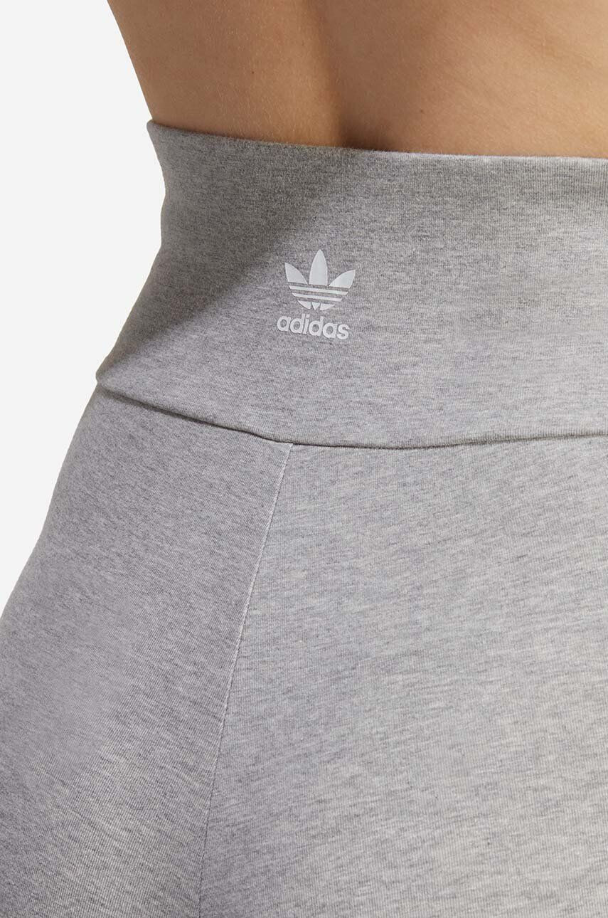 adidas Originals Legíny dámské šedá barva melanžové IA6447-grey - Pepit.cz