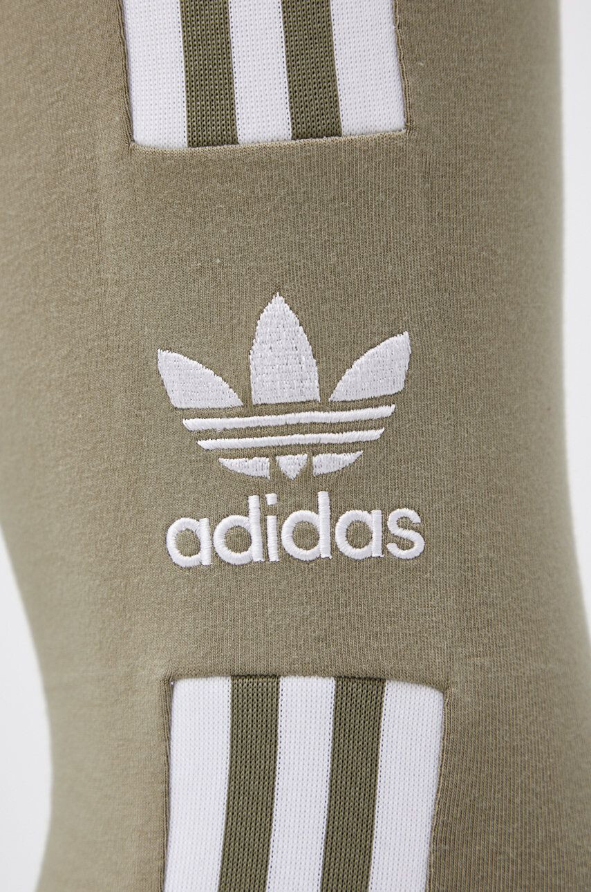 adidas Originals Legíny dámské vínová barva s aplikací - Pepit.cz