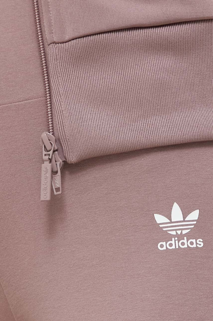 adidas Originals Legíny dámské fialová barva s potiskem - Pepit.cz