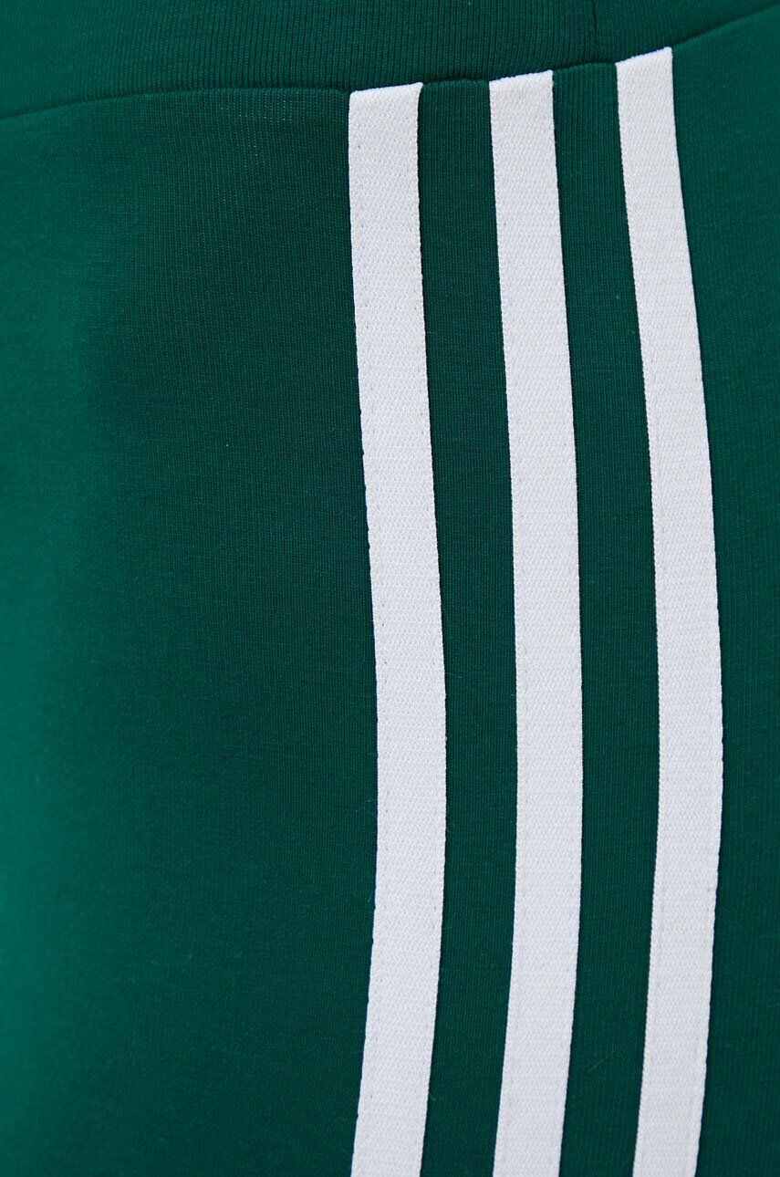 adidas Originals Legíny Adicolor Classics 3-Stripes Leggings dámské zelená barva s aplikací - Pepit.cz