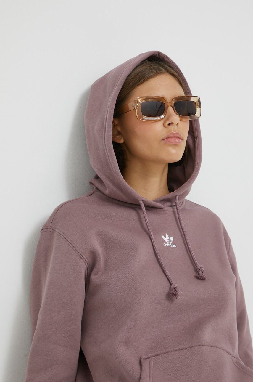 adidas Originals Mikina dámská růžová barva hladká - Pepit.cz