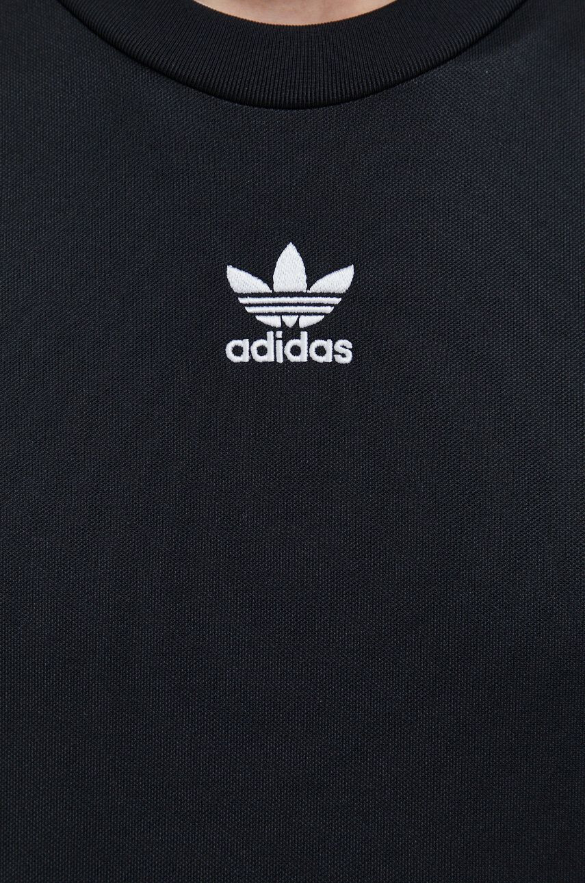 adidas Originals Mikina pánská černá barva s aplikací - Pepit.cz