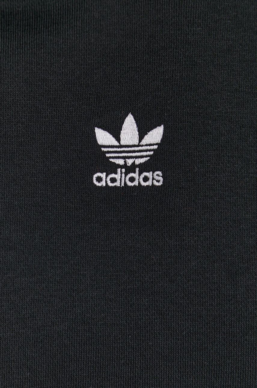 adidas Originals Mikina H34725 dámská černá barva hladká H34725-BLACK - Pepit.cz