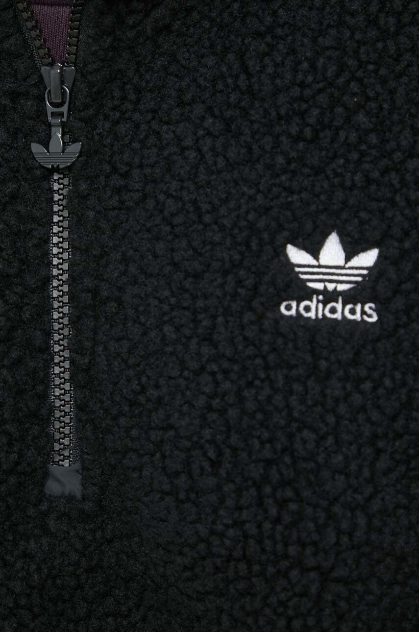 adidas Originals Mikina dámská černá barva s potiskem - Pepit.cz