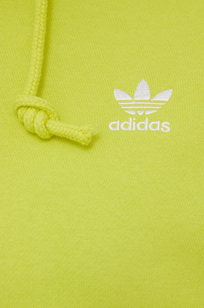 adidas Originals Mikina HC7532 dámská žlutá barva s aplikací HC7532-SHOSLI - Pepit.cz