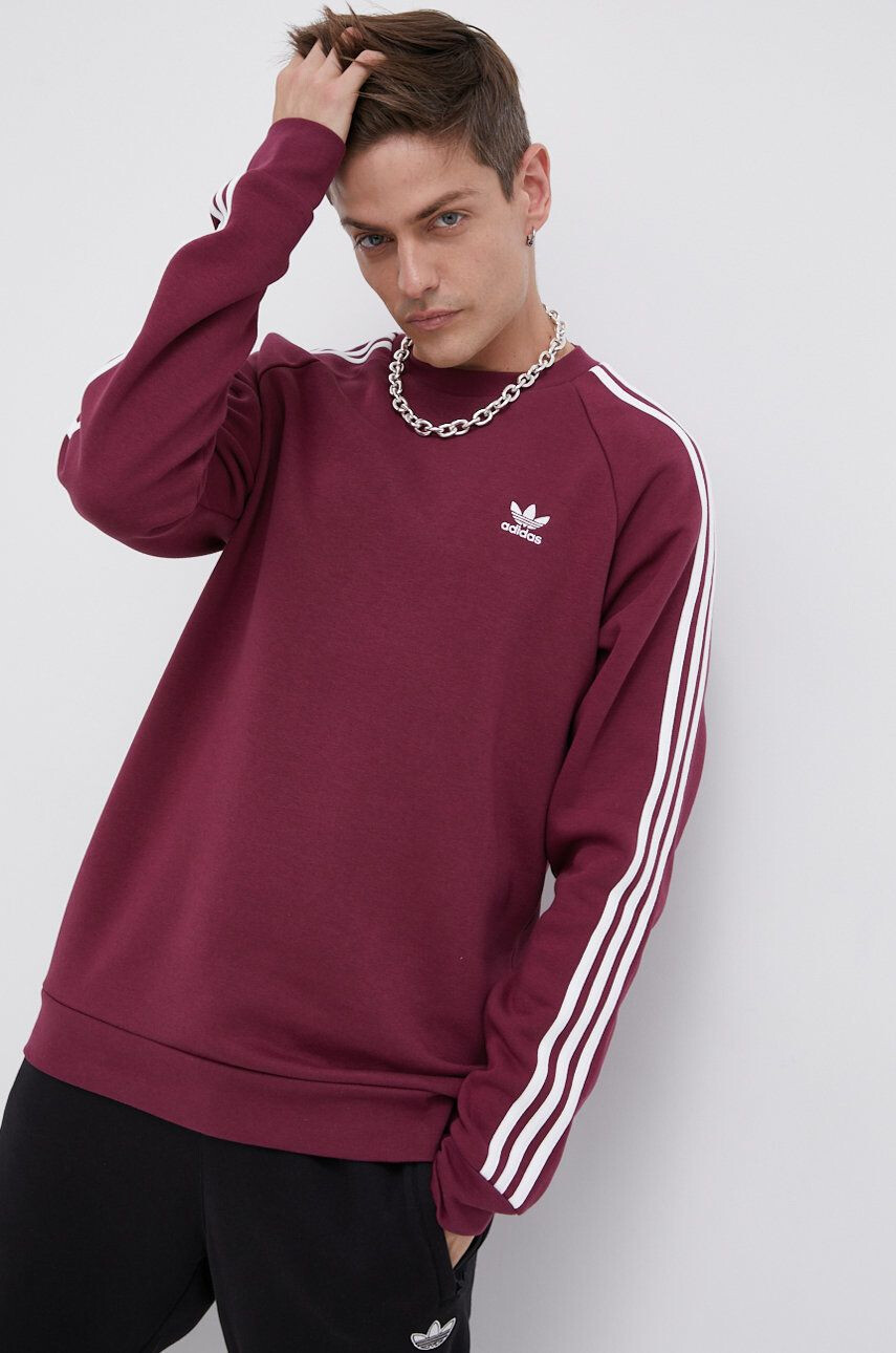 adidas Originals Mikina dámská černá barva s kapucí vzorovaná - Pepit.cz