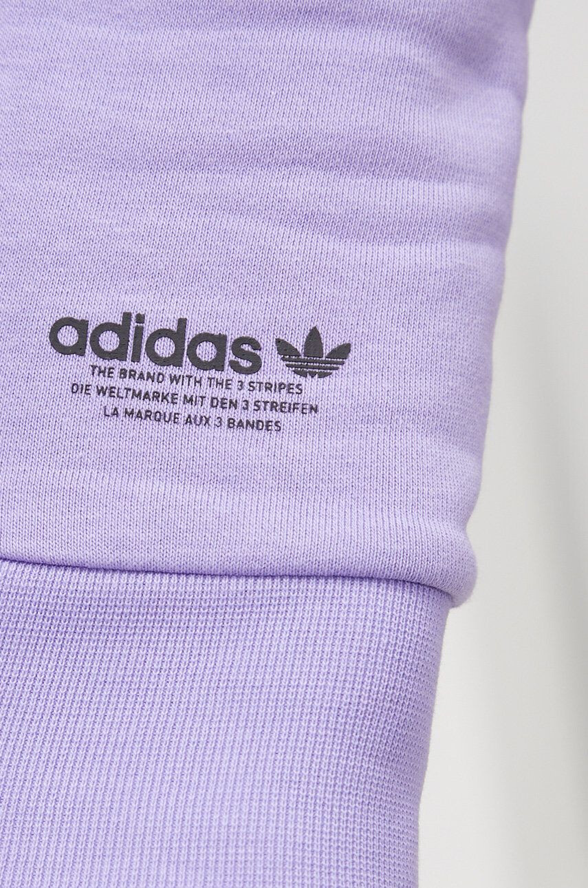 adidas Originals Mikina HC7148 pánská růžová barva s potiskem - Pepit.cz