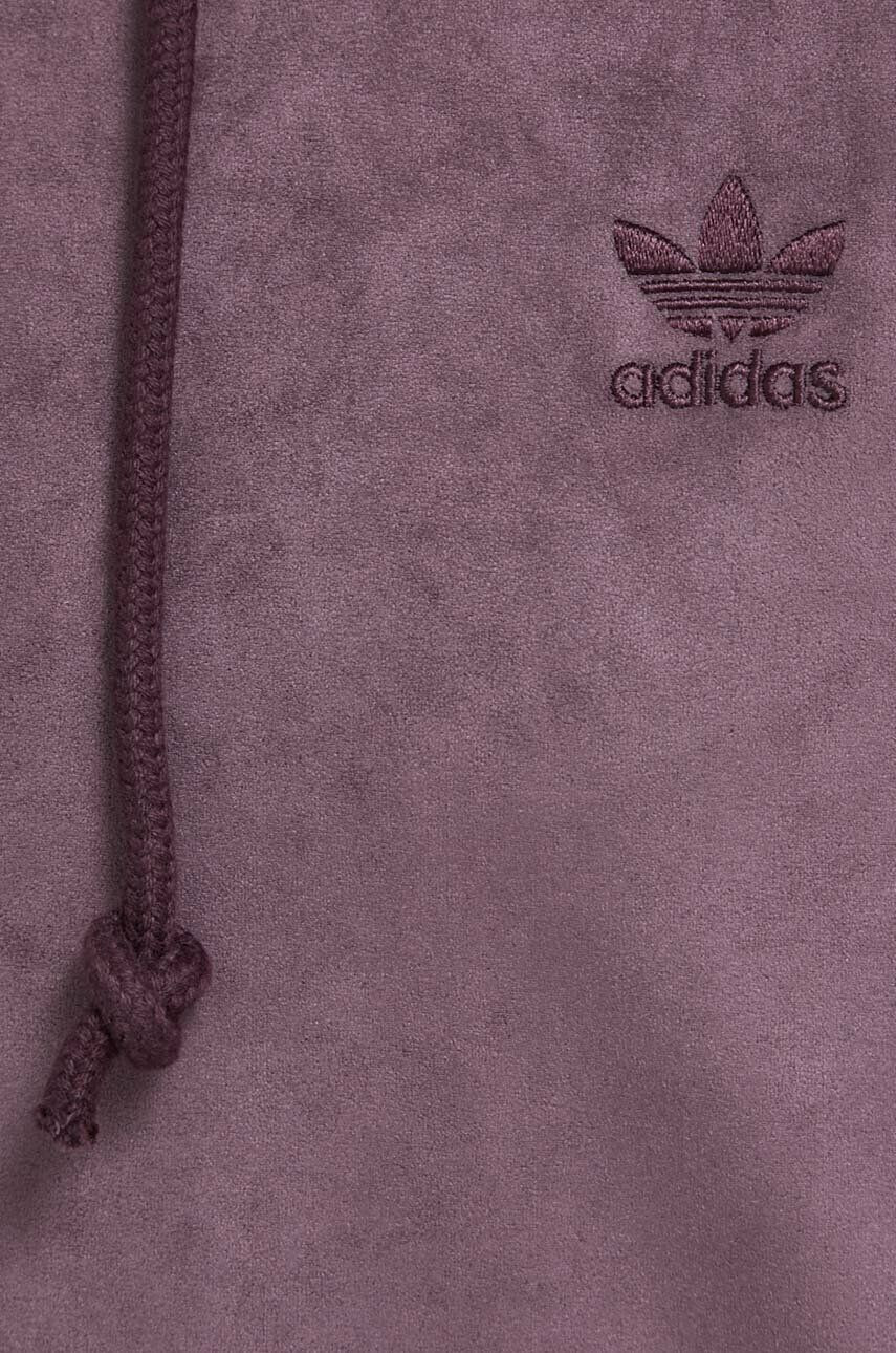 adidas Originals Mikina dámská růžová barva s kapucí hladká - Pepit.cz