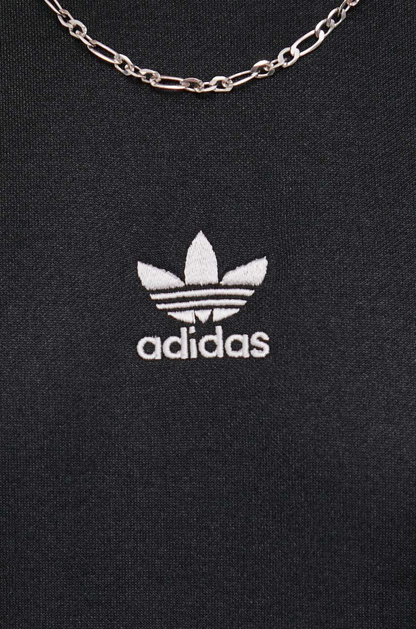 adidas Originals Mikina HC1918 pánská černá barva hladká - Pepit.cz