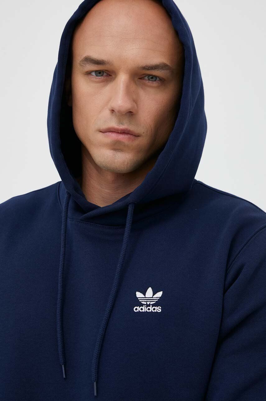 adidas Originals Mikina pánská černá barva s kapucí s potiskem - Pepit.cz