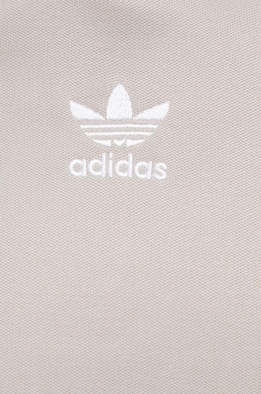 adidas Originals Mikina pánská béžová barva s kapucí vzorovaná - Pepit.cz