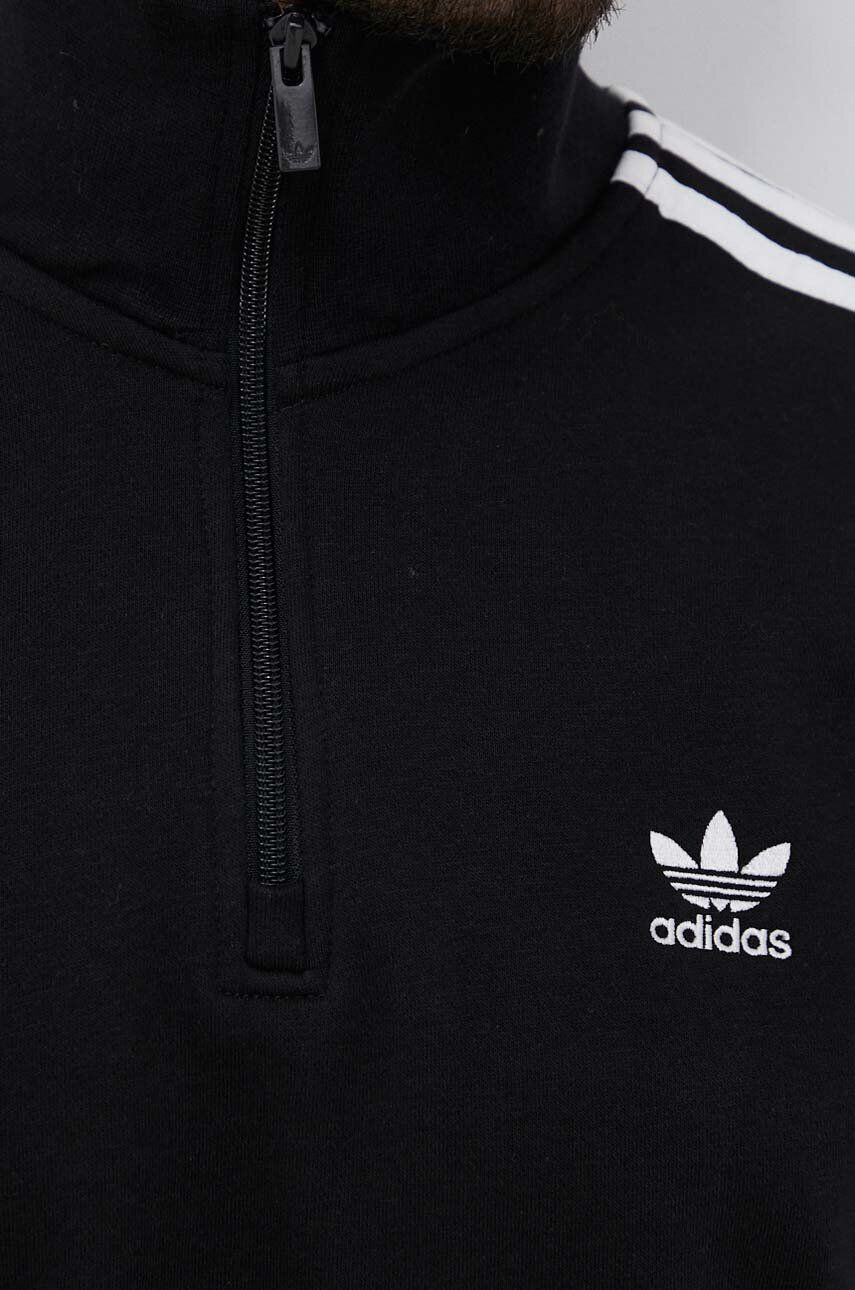 adidas Originals Mikina pánská černá barva vzorovaná - Pepit.cz