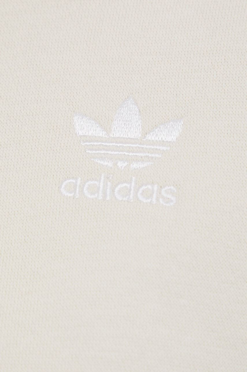 adidas Originals Mikina Adicolor HC2018 dámská béžová barva s aplikací - Pepit.cz