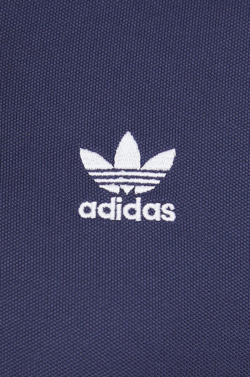 adidas Originals Mikina Adicolor HC4548 dámská fialová barva s aplikací - Pepit.cz