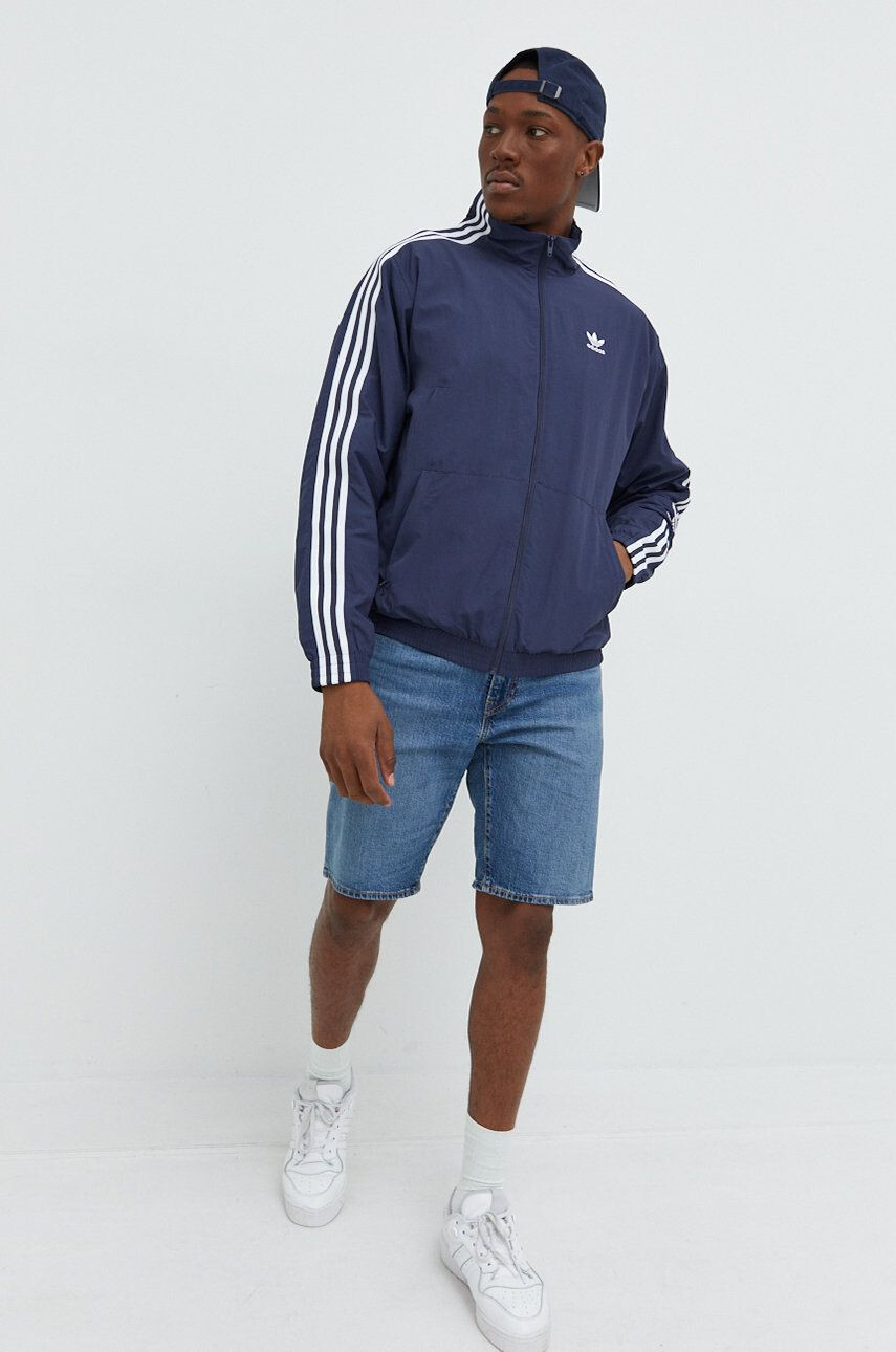 adidas Originals Mikina Adicolor dámská červená barva s kapucí hladká IA6416-red - Pepit.cz