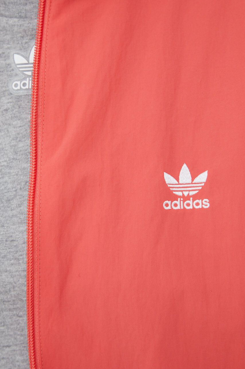 adidas Originals Mikina Adicolor HF7461 dámská růžová barva hladká HF7461-SEMTUR - Pepit.cz