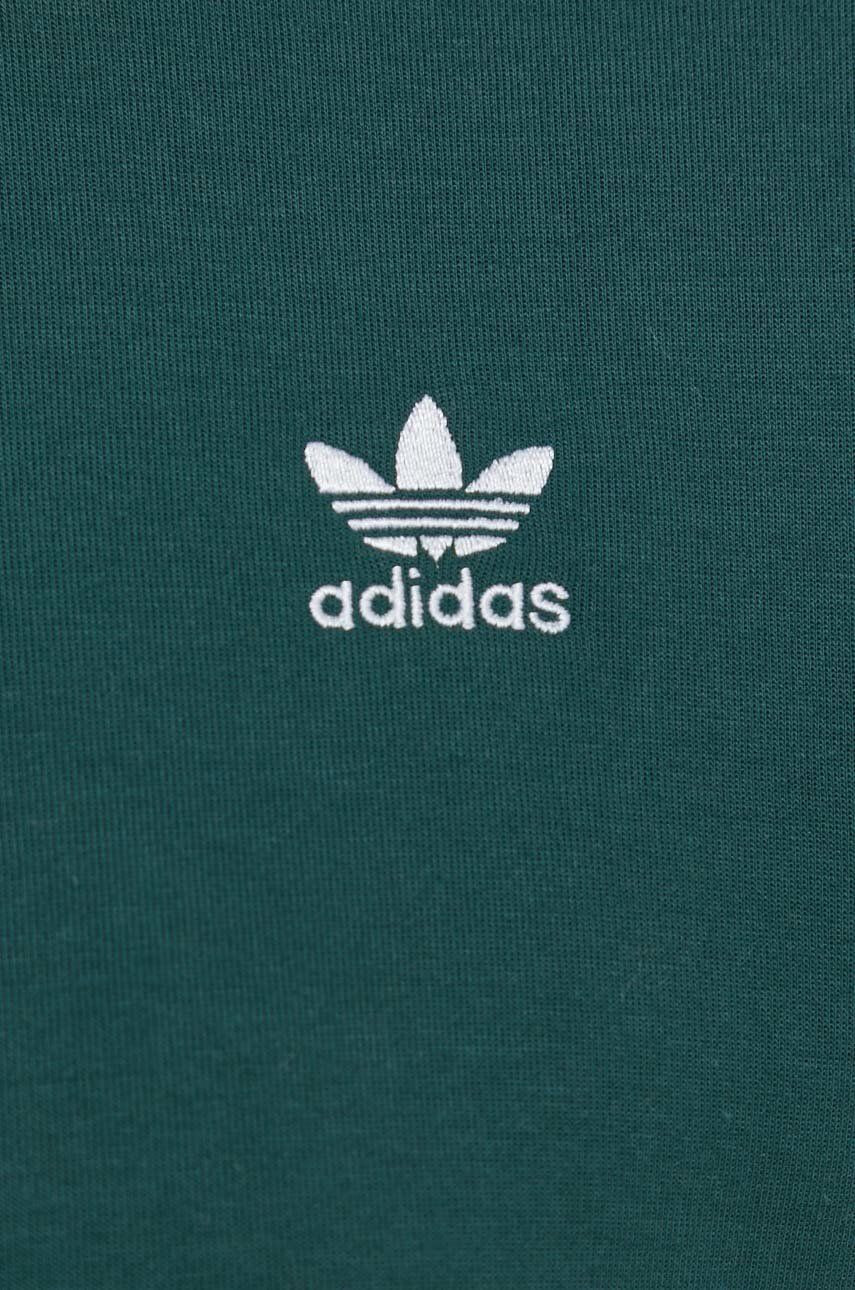 adidas Originals Mikina Always Original dámská zelená barva s aplikací - Pepit.cz