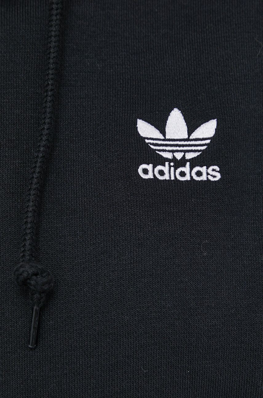 adidas Originals Mikina černá barva hladká H34652-BLACK - Pepit.cz