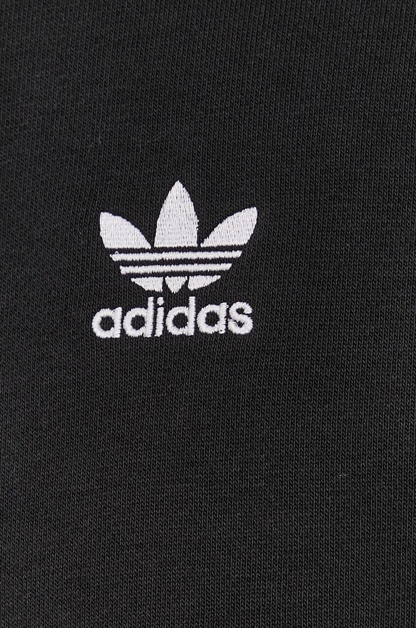 adidas Originals Mikina černá barva hladká H34652-BLACK - Pepit.cz